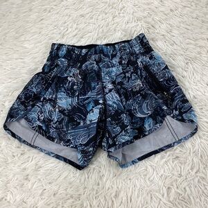 Lululemon Tracker Short V *4" Eternal Wave Starlight Black